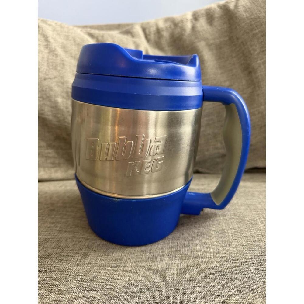 Bubba Keg 52 oz Insulated Mug Blue Silver Travel Tumbler